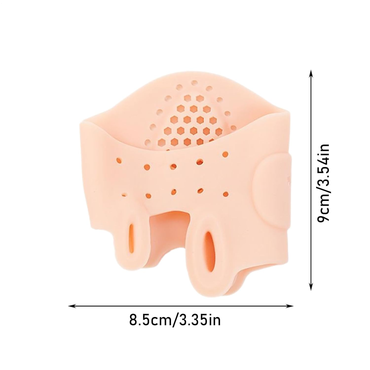 Orthopedic Toe Separators, Thickened Foot Spacers Shock-Absorbing Toe Separator, Breathable Silicone Stretcher Soles Straightener, Shape Corrector for Preventing Rubbing and Relieve