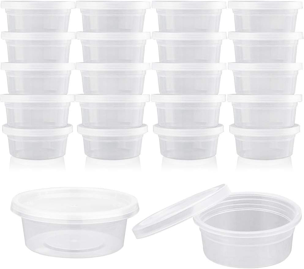 Augshy 40 Pack 2Oz Slime Storage Containers with Lids Foam Ball Storage Containers image number 6