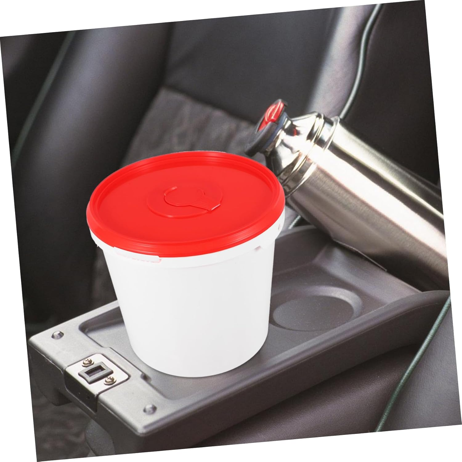 Portable Baby Wipe Bucket Refillable Plastic Diapers Wipe Dispenser for Car Home image number 4
