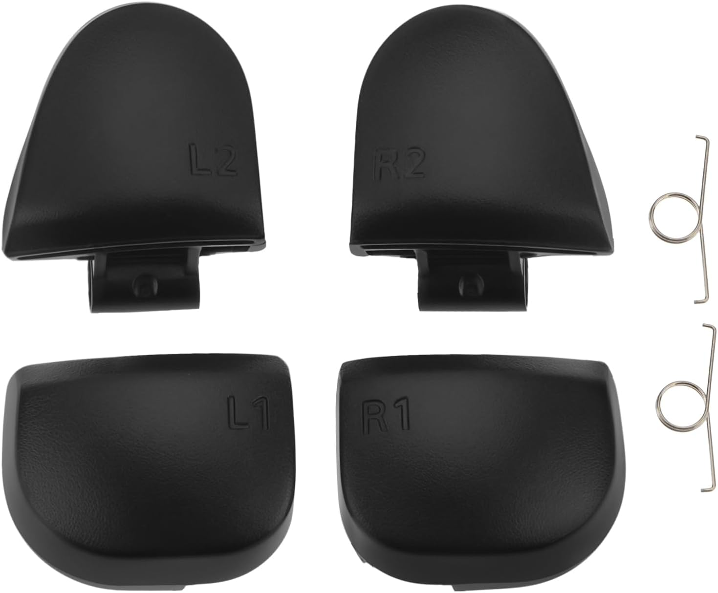 1 Set of L1 R1 L2 R2 Trigger Buttons and Springs Compatible with Playstation 5 Controller V3 (3.0) BDM-030 Black image number 2