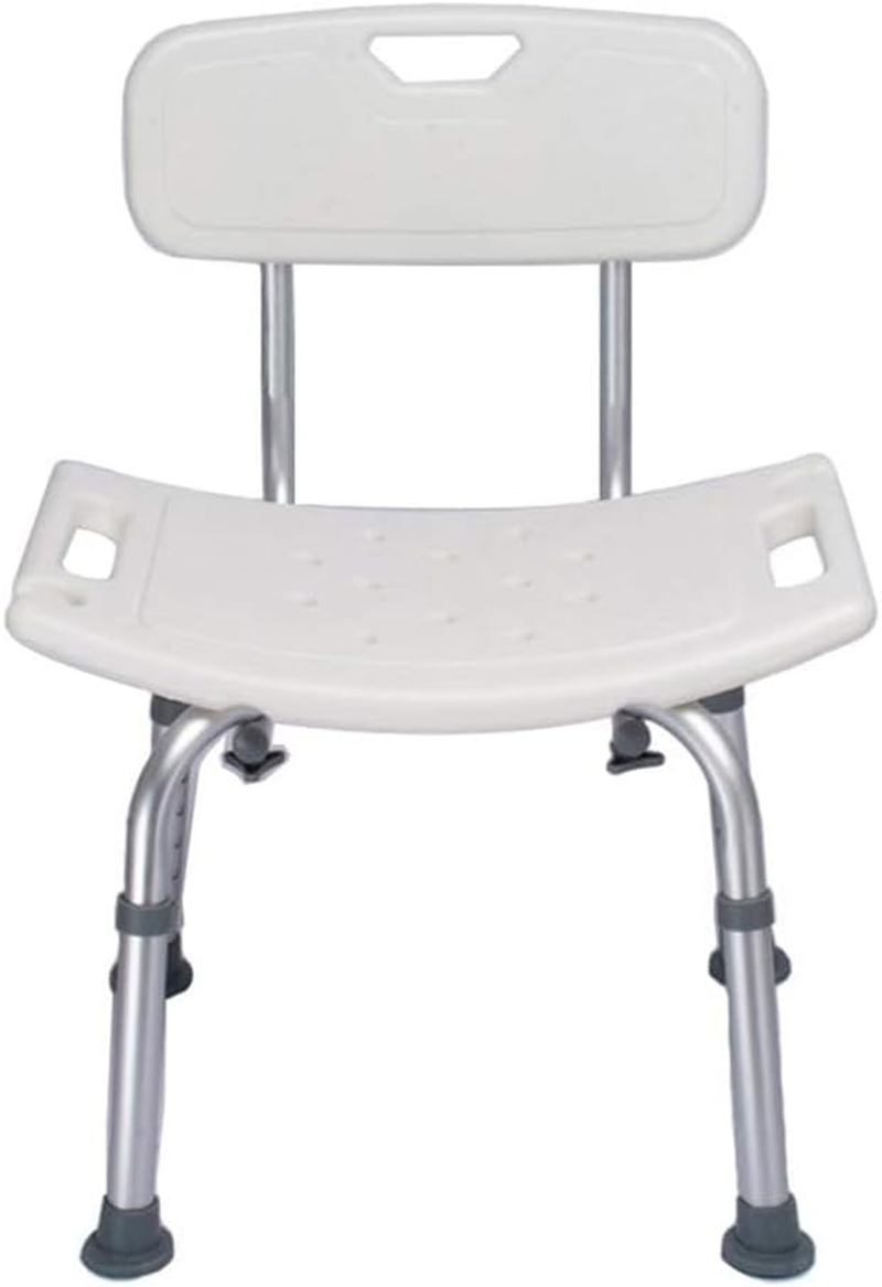 Heavy Duty Shower Seat for Elderly Alumibath, Shower Chair with Back 78-82 Cm Shower Stool with Shower Head Holder Bathroom Stool Chair Ergonomic Aid for Disabled image number 5
