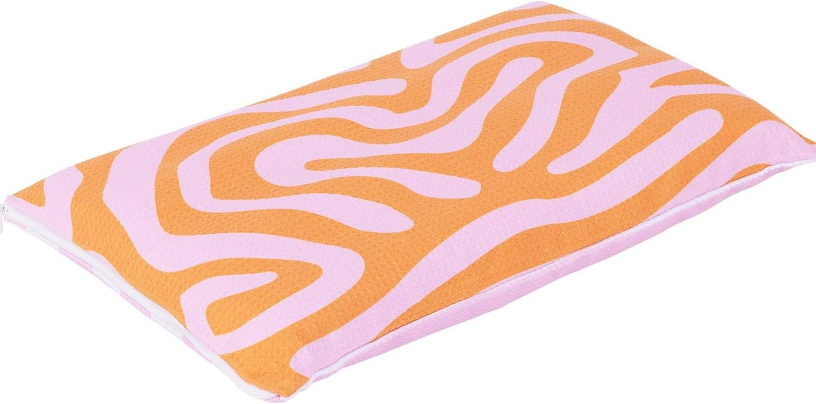 Splosh Beach Bliss Palms Beach Pillow, 51 X 31 X 8 Cm, Orange