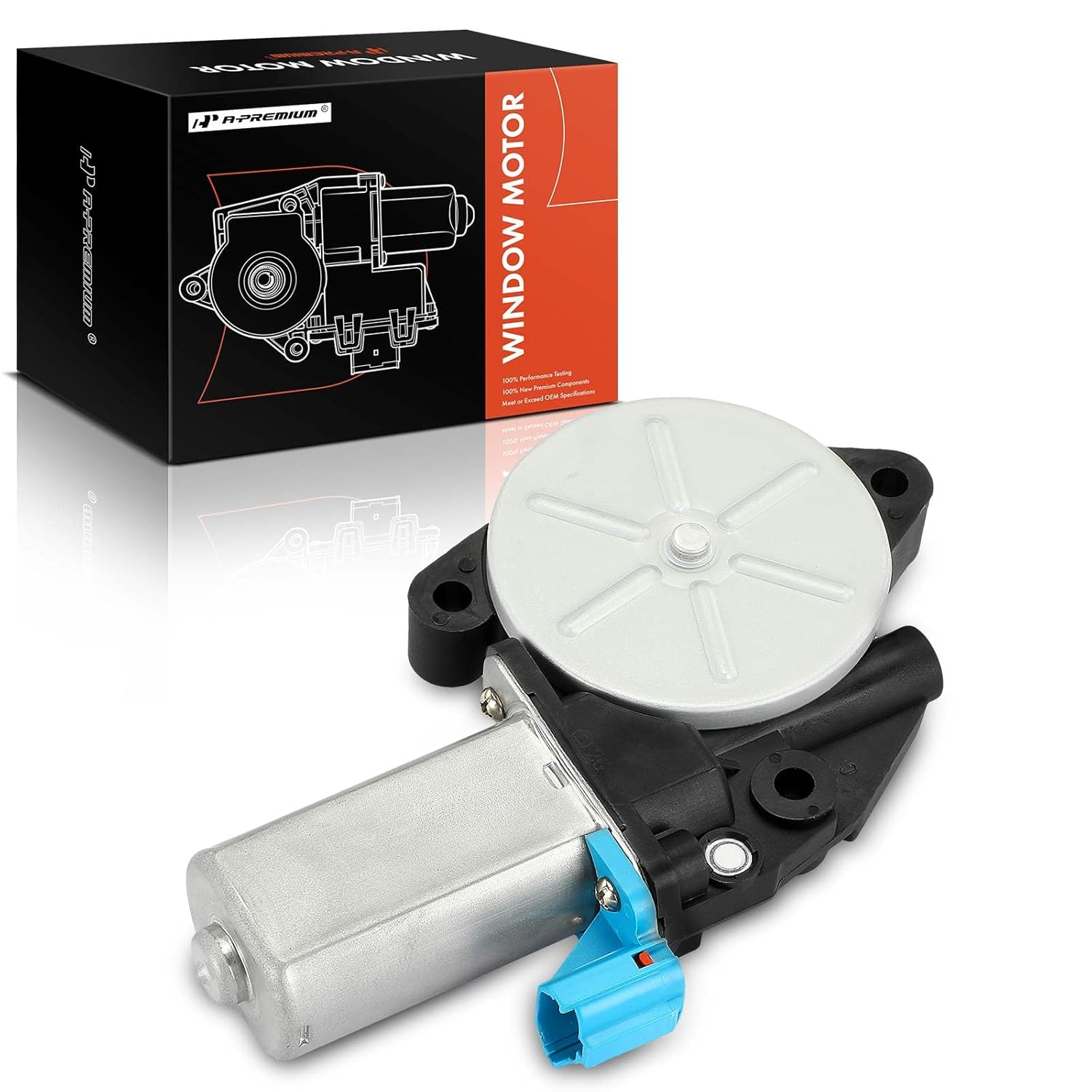 A-Premium Power Window Lift Motor Compatible with Hyundai Tucson 2005-2009 Front Right Passenger Side