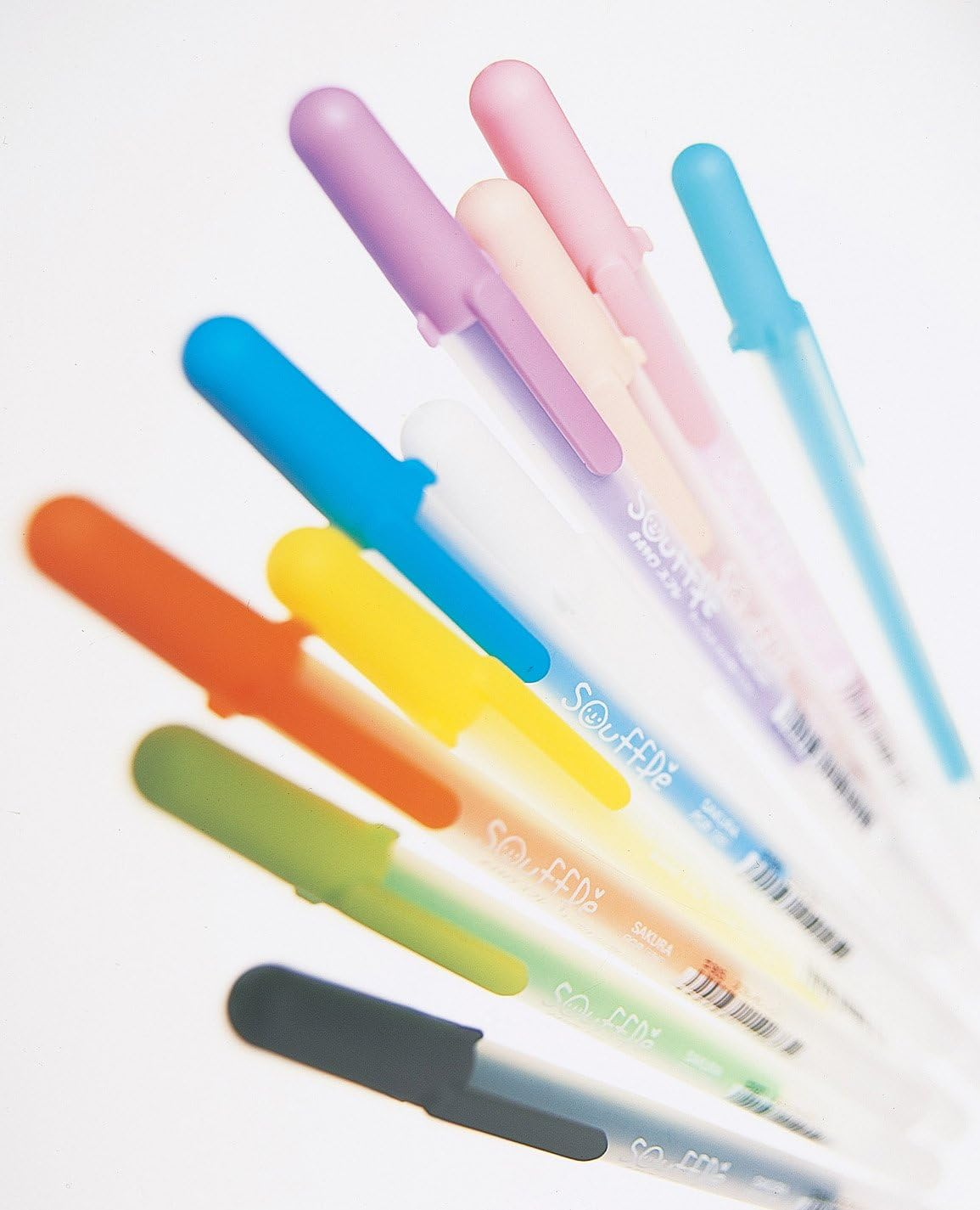 Sakura Crepas PGB10VN Water-Based Ballpoint Pen, Ball Sign, Souffle, 10 Colors image number 2