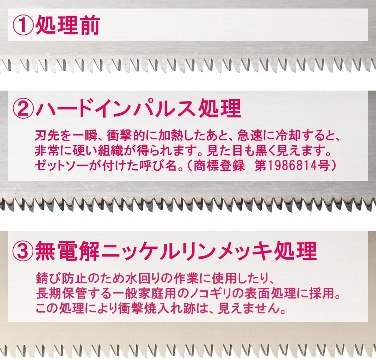 Zett Hardened Steel Saw Blade Replacement Blade for Wood, 125 Teeth, Silver image number 6