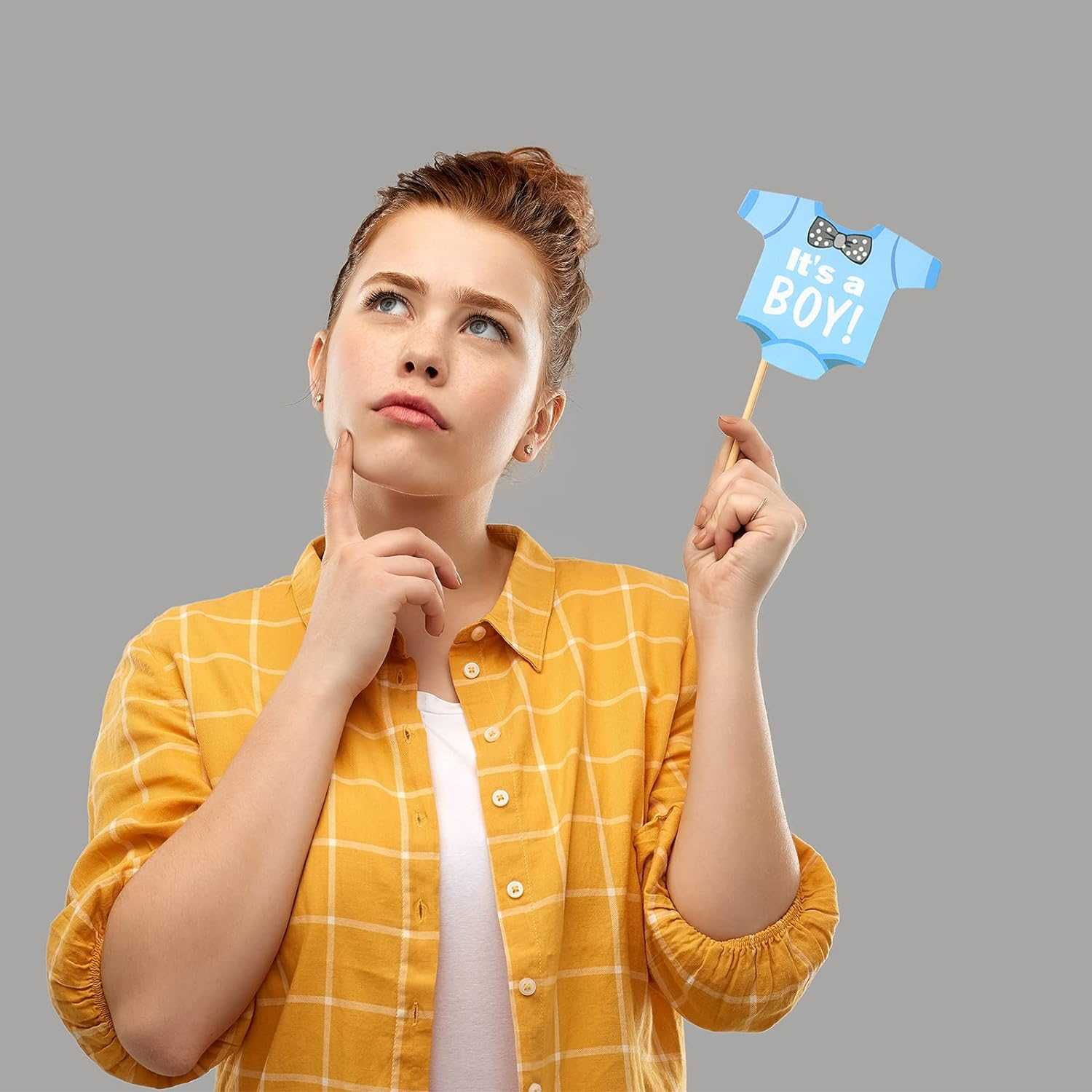 Its a Boy Photo Booth Props Mom to Be Sash Decorations for Gender Reveal image number 4