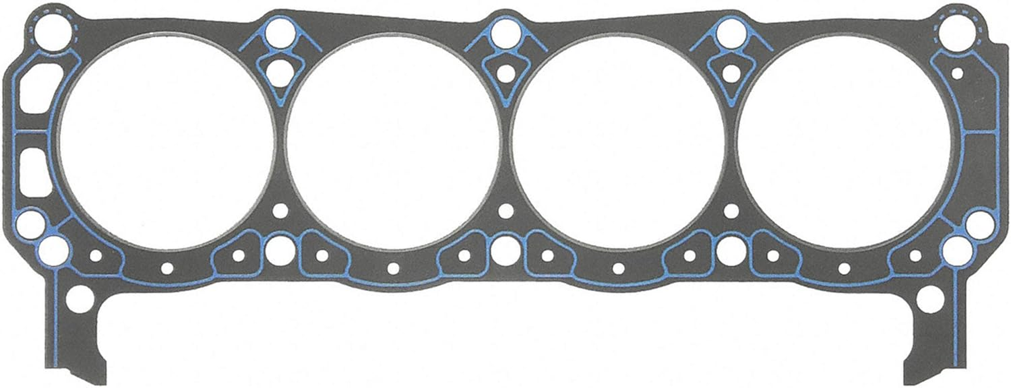 FELPRO Head Gasket, Composition Type, 4.100 In. Bore, .039 In. Compressed Thickness, for Ford, Small Block/351W, Each image number 3