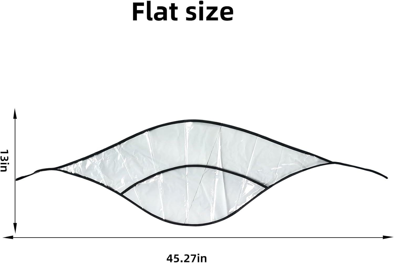 Premium Life Rain Hat with Full Visor - Transparent image number 3