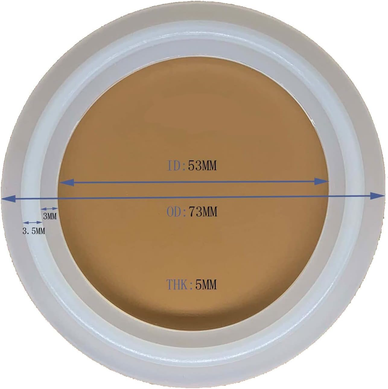 Buying Parts Replacement 2" Spa Hot Tub Heater Gasket for Oring Balboa Gecko O-Ring 711-4030B (5 Pack) image number 2