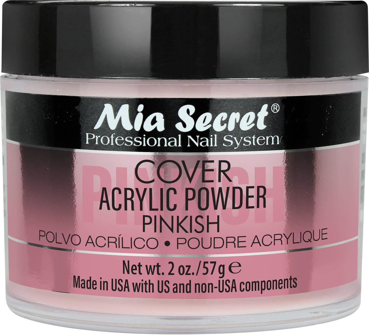 Mia Secret COVER PINKISH Acrylic Powder (1Oz) image number 1