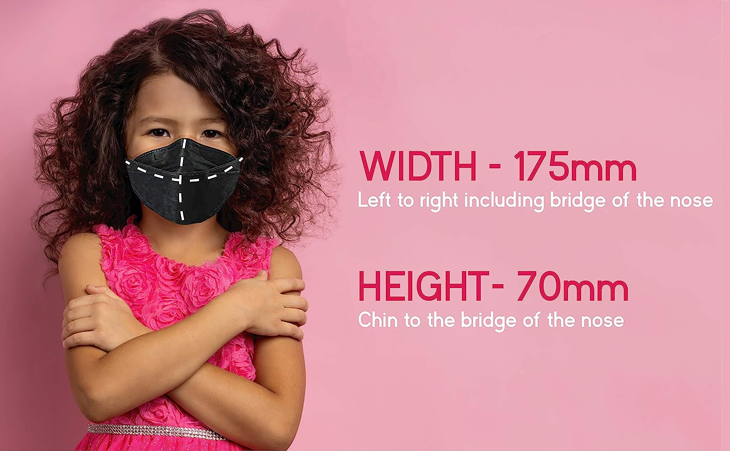 Kf94 Kids Comfortable Mask Made Korea 4-Layer Filters Mask. Individual Pack