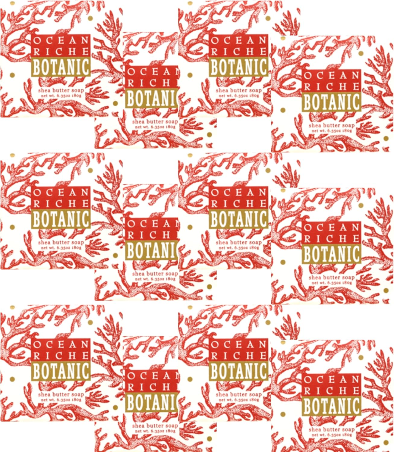 Greenwich Bay Mini Botanical Soap Bars 12 Pack &ndash; 1.9 Oz Each &ndash; Scented Guest Soaps for Airbnb, Spa, Hotel, Salon, or Bath &ndash; Individually Wrapped Elegant Travel Size Bars Ocean Riche image number 3