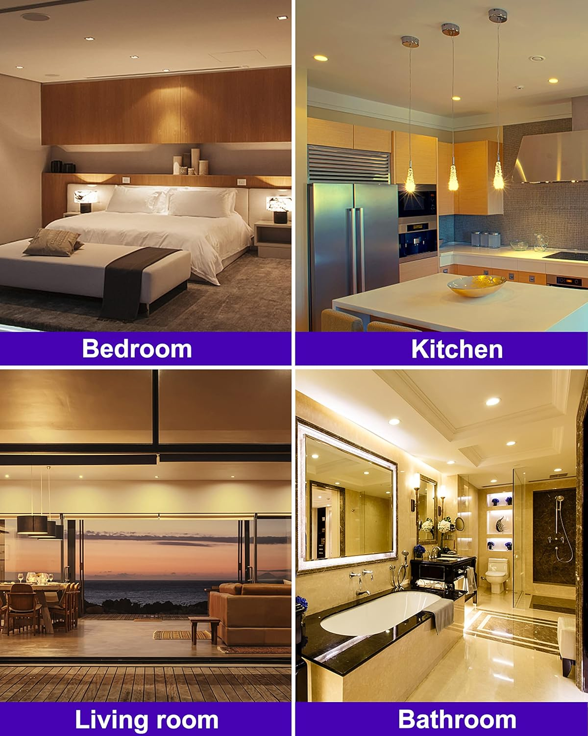 Jaenmsa MR16 Halogen Bulbs, Halogen 12 V 20 W, GU5.3 Halogen Spotlight 2700 K Warm White, MR16 Halogen Bulbs Dimmable, Halogen Reflector Light Bulb Bulbs Bi-Pin, Ceiling Bulbs 280 Lm, Pack of 6 image number 4