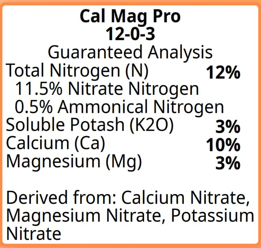Calcium and Magnesium Hydroponic Nutrient Booster for Plants Nutrient - Calmag Pro - Makes ~4,000 Liters image number 1
