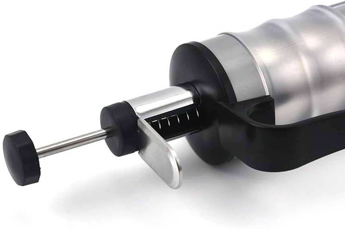 Limcryspp Stainless Steel Cake Decorating Kit,Icing Decoration Gun Set, Buttercream Frosting Piping Tool,6 Pcs Piping Icing Nozzles Cupcake Filling Injector Cake Icing Tool for Baking (Black) image number 4