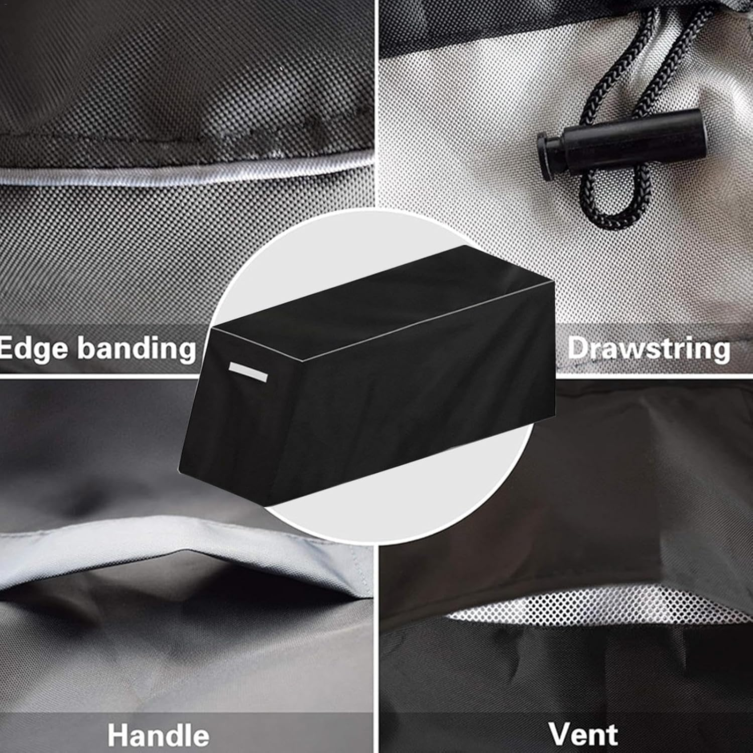 Workout Bench Cover ? Waterproof Outdoor Dust Shield for Sit-Up Board | Heavy Duty 210D Oxford Cloth Protector | Exercise Equipment Cover for Rain, Sun, and Dust Protection, for Home Gym Set image number 4