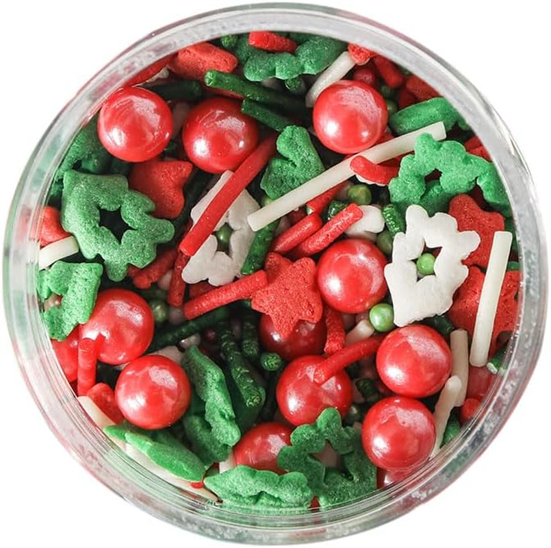 Sprinks Oh Holiday Tree Sprinkles 500G | Multicolour Edible for All Occasions | Cake Decorating Baking Decorations | Cake Decorations for Cakes image number 3