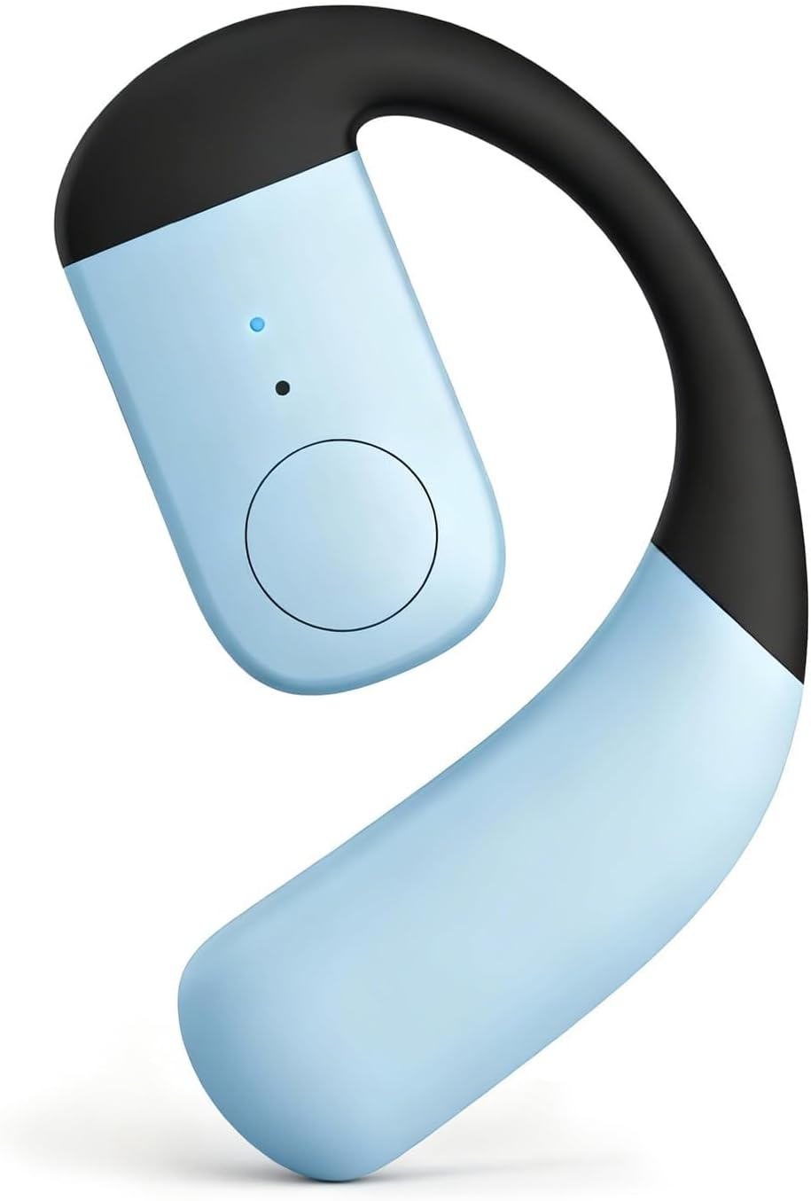 Single Bluetooth One Ear Earbud Open Ear Bud Air Bone Conduction Earbud Earless Out of Ear Headphones Bluetooth Wireless Earpiece with Earhook OWS Open Ear Bud Wireless Ear Hanging Bluetooth Headset