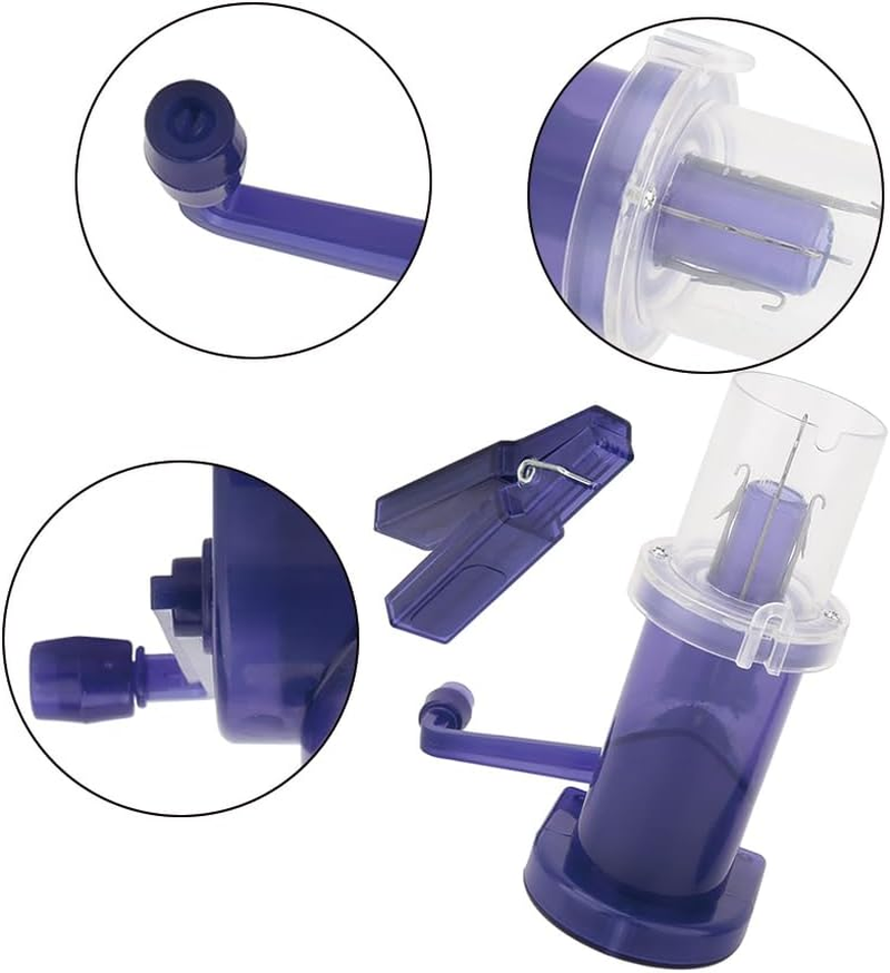 Lwuey Weaver Knitting Tool, Handoperated Knit Machines Bracelet Weave Tool DIY Household Hand Spool Tube Knited Mill Machine Sewing Braiding Thread Knitter Device Crocheting Sweaters for Beginners image number 3