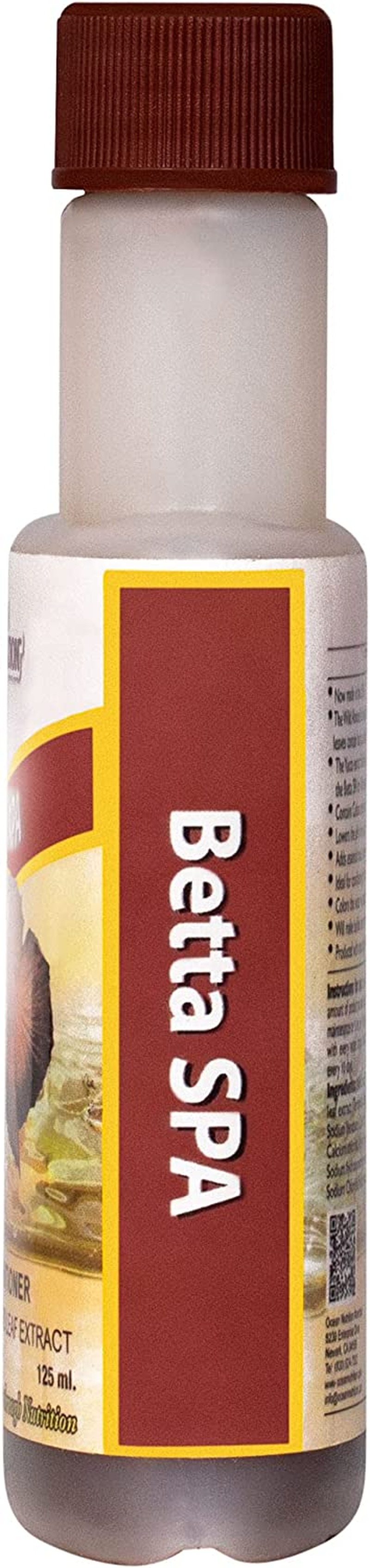 Ocean Nutrition Betta SPA Water Conditioner | Natural Ingredients | Betta Fish Tank Accessories | Super Color Enhancing | Aquarium Water Conditioner | USA Made - 4.22 FL OZ (125 Ml)