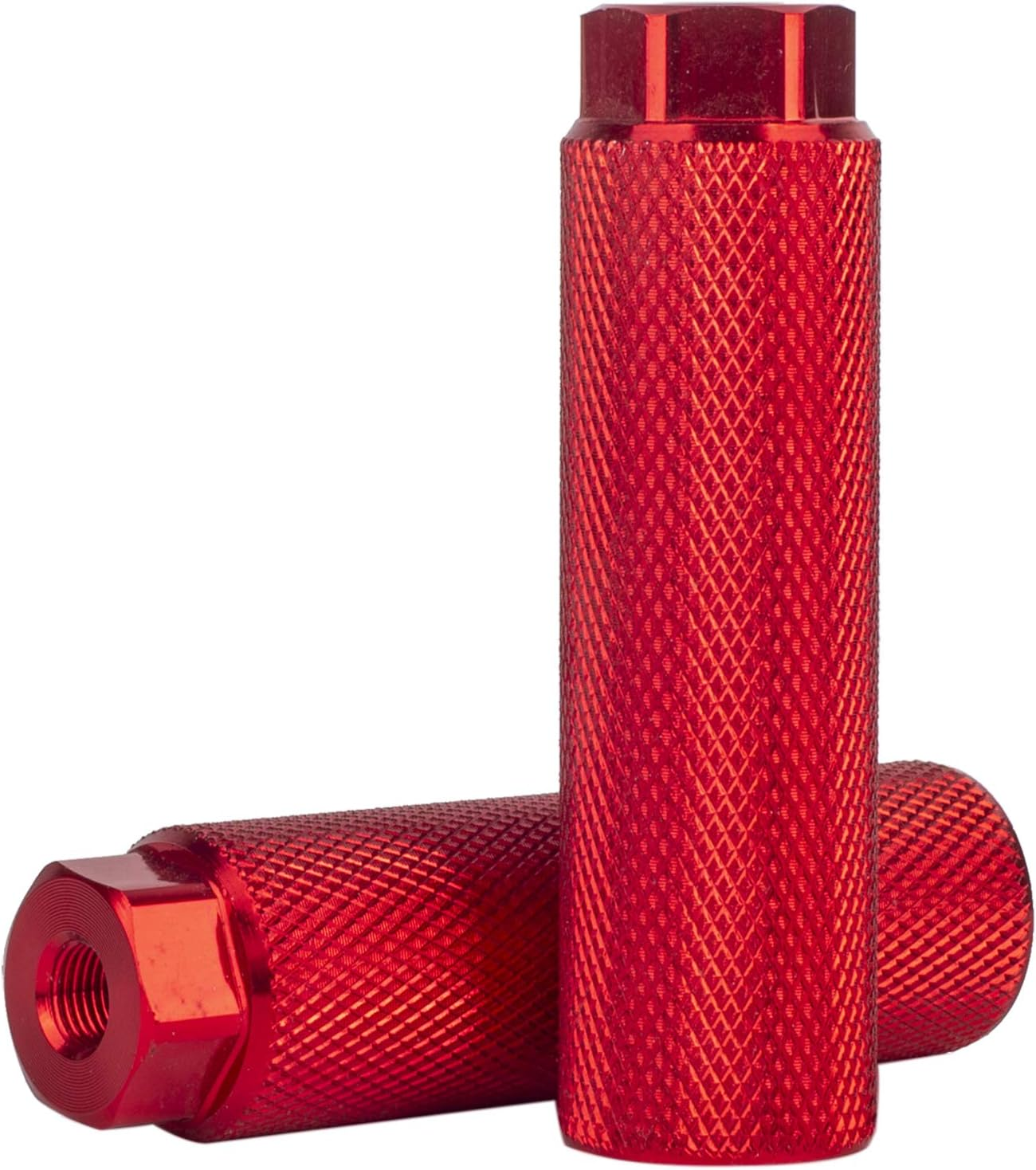 SMALLSTARIII Small Star Bike Pegs 2Pcs Aluminum Alloy Anti-Skid Lead Foot Bicycle Pegs 3/8 Inch Axles - Glode image number 2