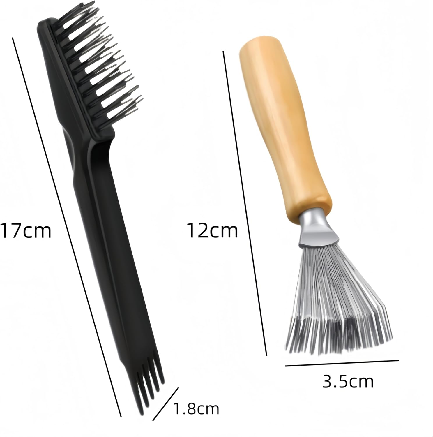 Caasfooyhair Cleaning Combs Remover, 2 Pcs Hair Brush Cleaning Tool, Comb Cleaner Hair Brush Cleaner, Hair Brush Cleaner Tool Rake Tools Set for Removing Hair Dust,Debris,Lint image number 2