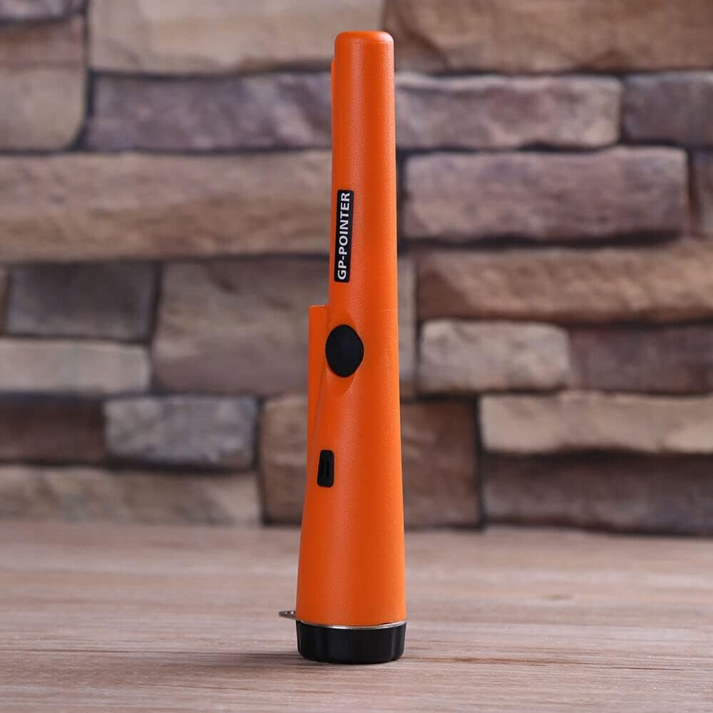 Handheld Waterproof Metal Detector Automatic Pinpointer Treasure Hunter (Orange) - Black image number 3