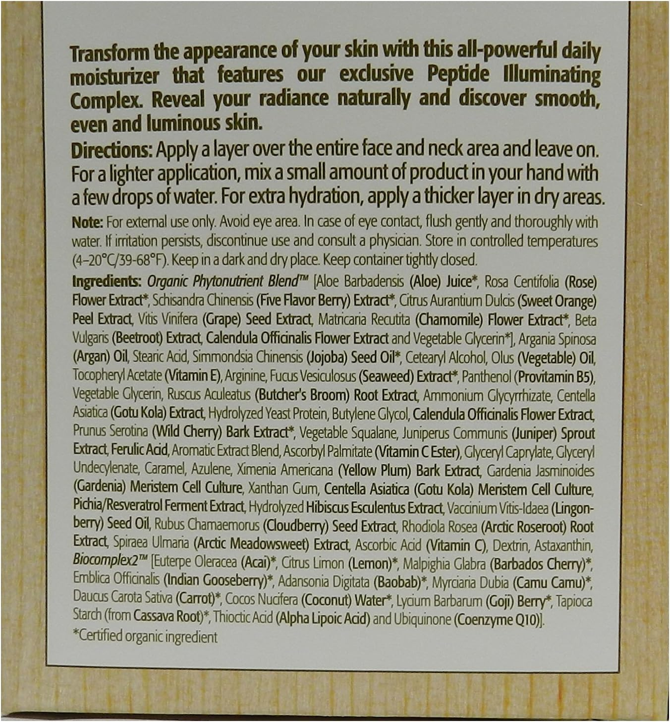 Eminence Arctic Berry Peptide Radiance Cream