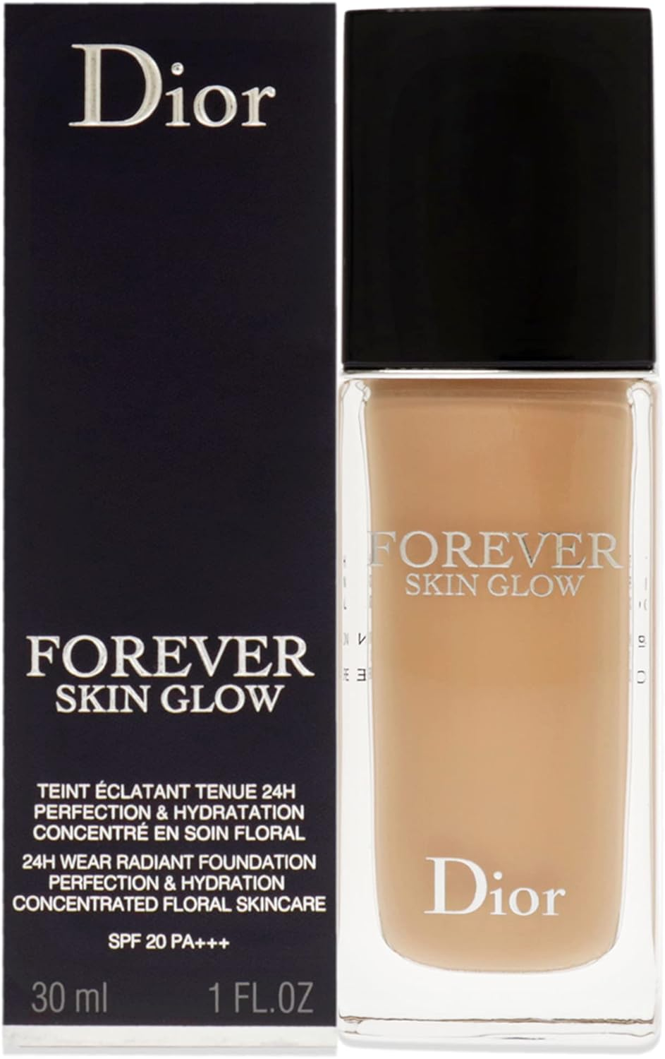 Christian Dior Dior Forever Skin Glow Foundation SPF 20-3WP Warm Peach Glow for Women 1 Oz Foundation