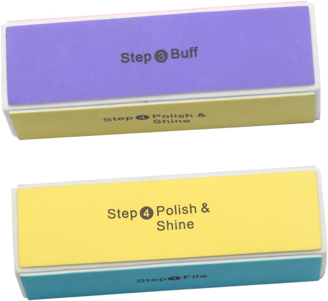 Beavorty 3Pcs Nail Block Sander Nail Boards and Buffer Sanding Buffing Block Nail Polisher Buffer 4 Way Polish Buffer Block Nail Buffer Nail Tools Nails Tools Nail Sander Remover Square image number 1