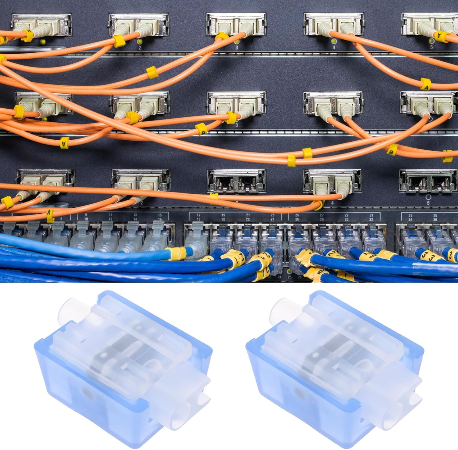 SG Store 20X UB2A Electrical Cable Connectors for Telephone Lines and Network Cables for Wire Diameter 0.4-0.9Mm image number 5