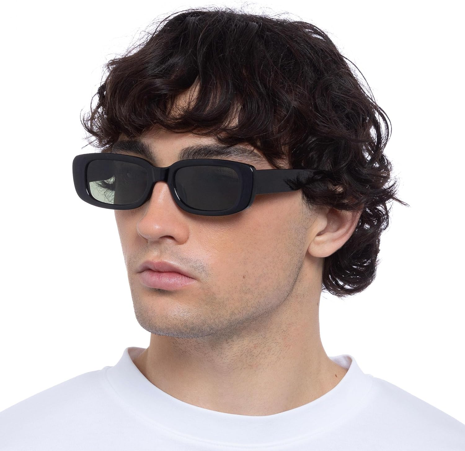 Cancer Council Uni-Sex Ascot Black Rectangle Sunglasses image number 1