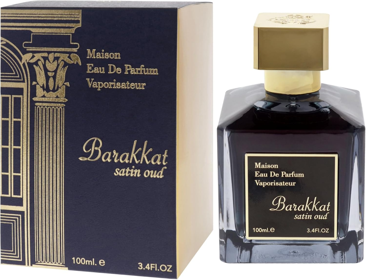 Maison Barakkat Satin Oud by Fragrance World for Unisex - 3.4 Oz EDP Spray image number 4