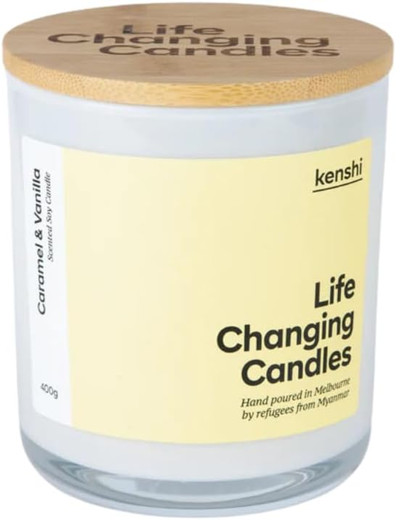 Kenshi Caramel and Vanilla Life Changing Candle 400 G image number 6