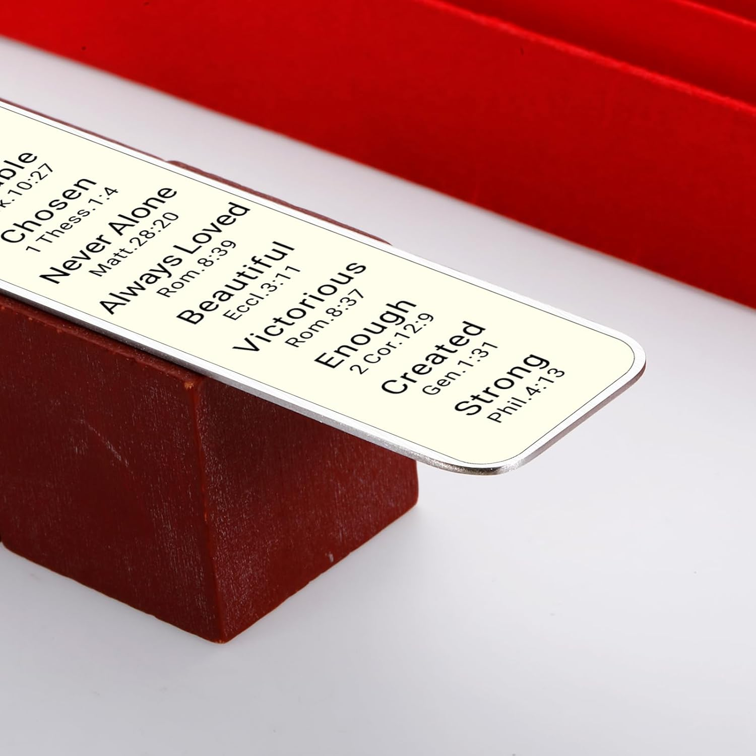 Baptism Gifts for Girls Boys Chritsian Bookmark First Communion Christening Gifts for Goddaughter Godson Godchild Baby Shower Adult Baptism Gifts for Women Men Friends Catholic Religious Bookmarks image number 5