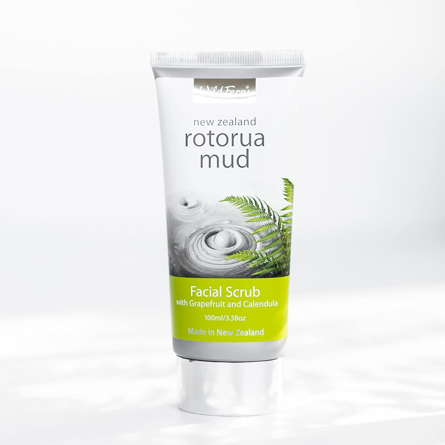 Wild Ferns Rotorua Mud Facial Scrub with Grapefruit & Calendula, 100Ml, Pack of 1 image number 3