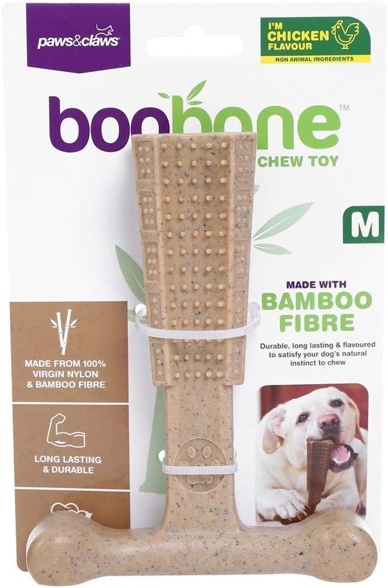 Paws & Claws Boobone T-Bone Dog Chew Toy, 14.5 X 11.5 X 4.5 Cm (2 Assorted)