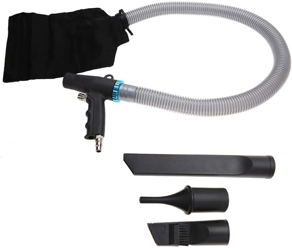 Air Compressor Gun,100Cm High Pressure Air Duster Blow Gun Type Pneumatic Cleaning Tool with 22/12/11Cm Nozzle image number 2