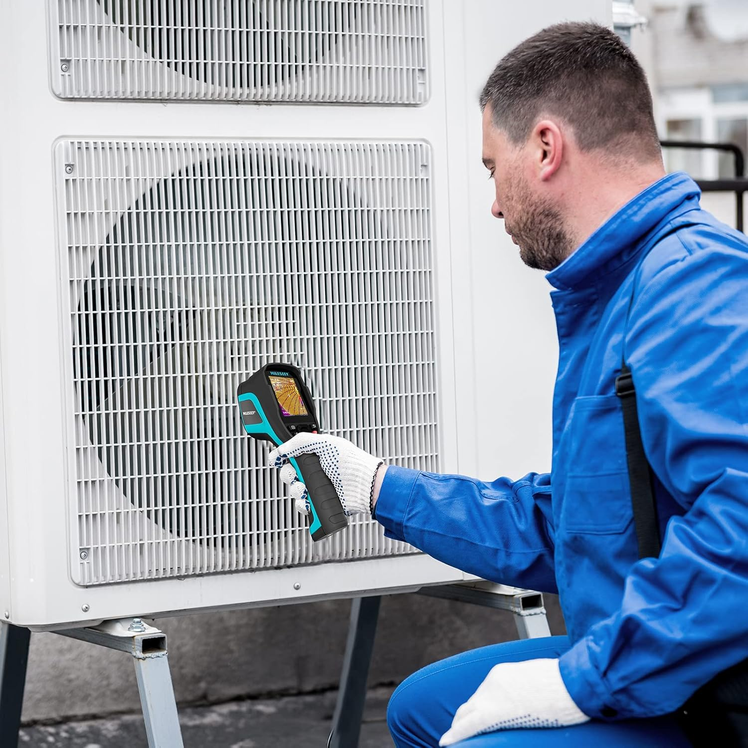 TR256E Thermal Imagers,Mileseey 256 X 192 IR High Resolution Thermal Imaging Camera, Video Recording Supported, Handheld Infrared Camera with 16G Built-In SD Card, Automatic Tracking image number 5