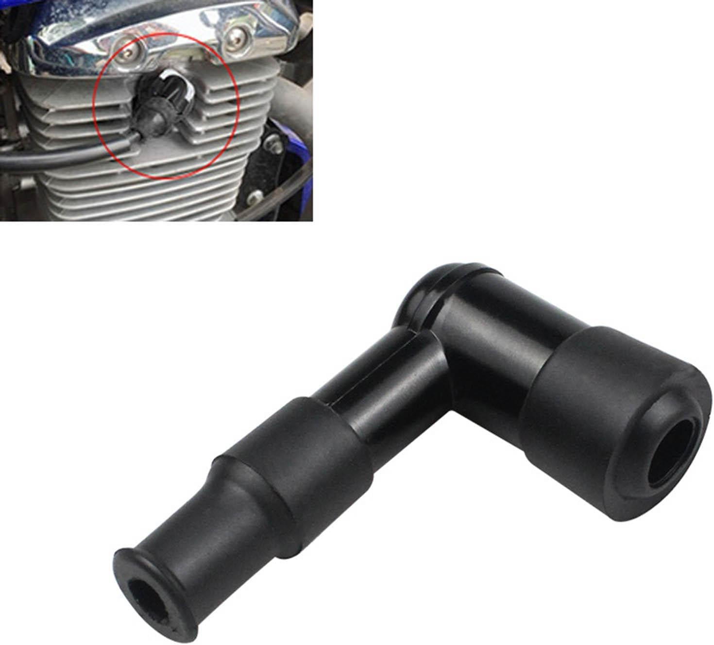 Generic Motorcycle Spark Plug Cap, Black Elbow Flashing, Maximizes Engine Power, Compatible with Motorcycle, 1 Pack image number 5
