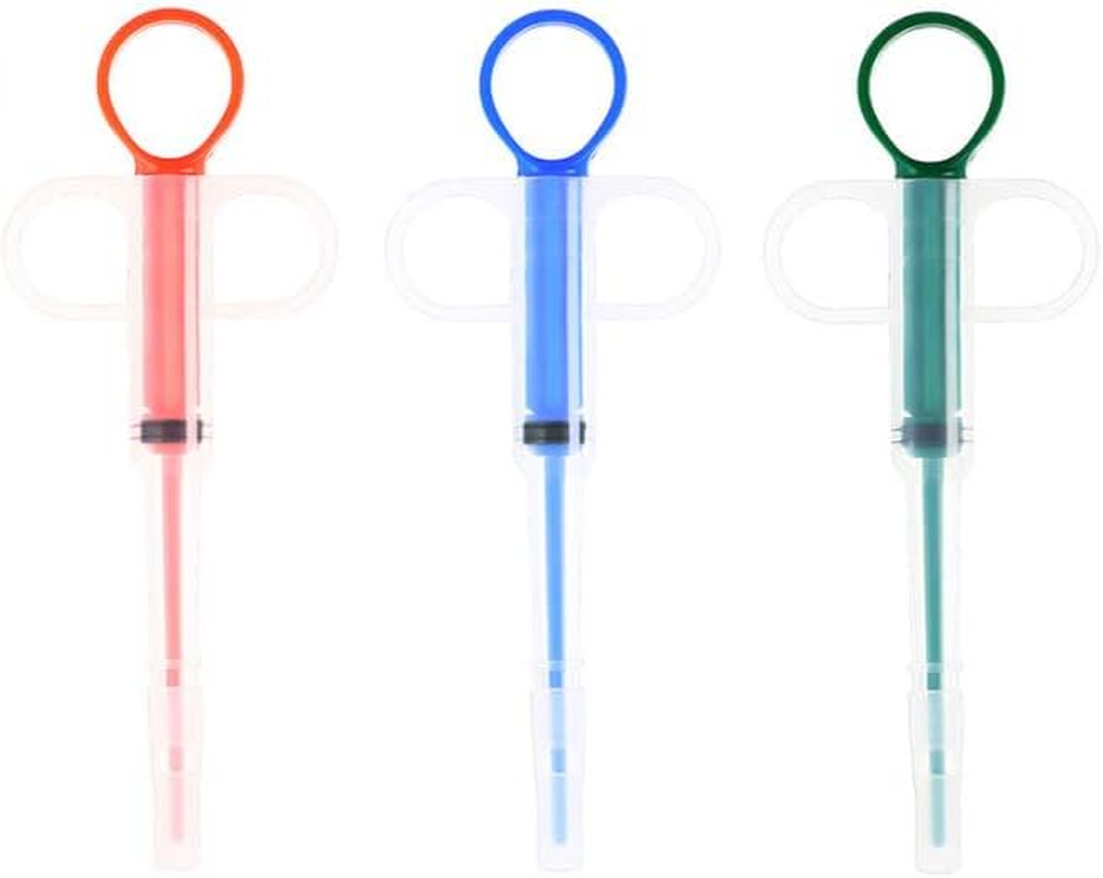 2 Pieces Pet Pill Dispenser Silicone Medicine Feeder Soft Tip Tablet Syringe Popper Tool Pet Medicine Shooter for Feeding Dogs Cats Animals Feeding Dogs Cats Animals (Green, One Size) image number 2