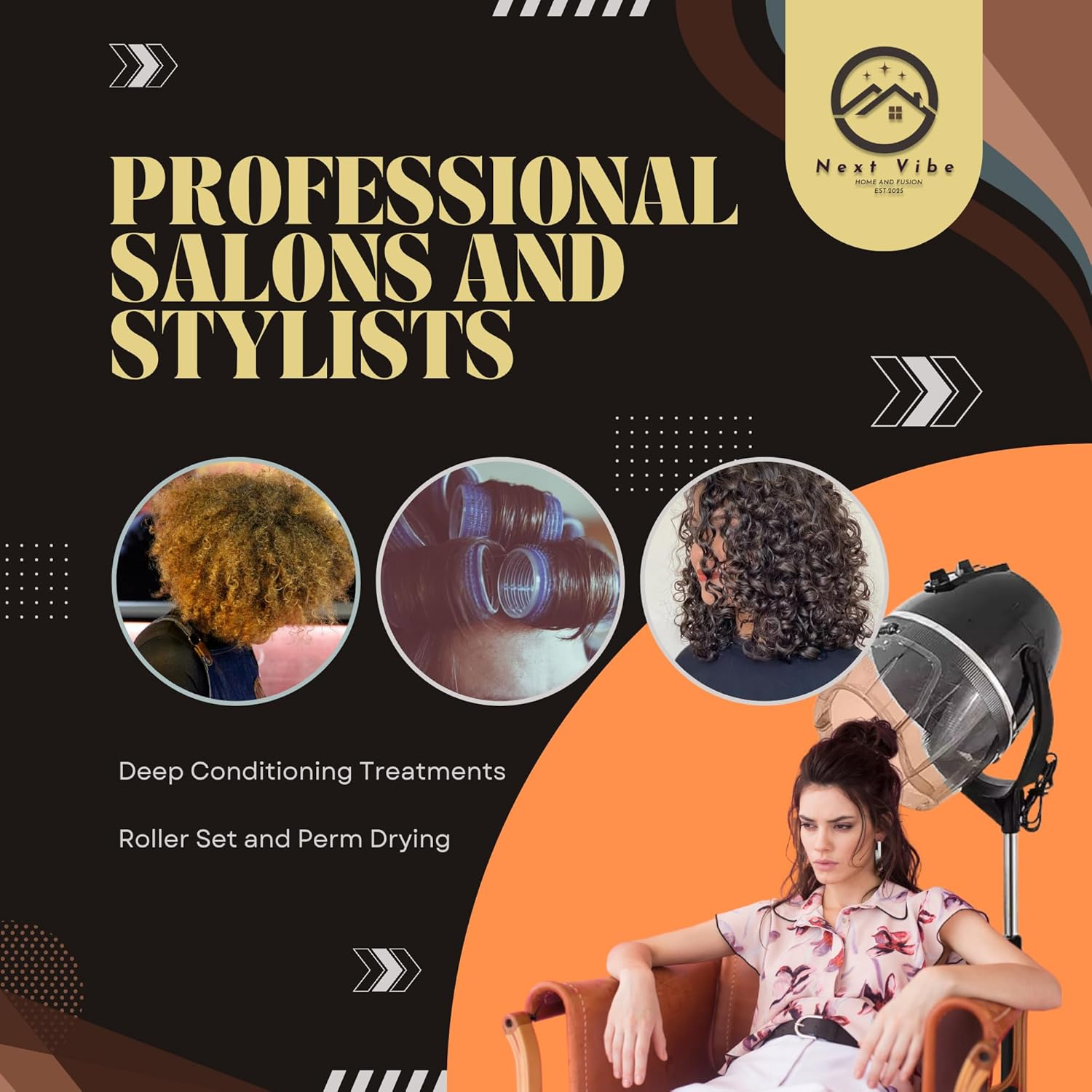 Professional Hooded Hair Dryer - Adjustable Height, 950W Power, Black ABS & Aluminium Alloy with US/AU Plug, 220V - Ideal for Salon & Home Use image number 1