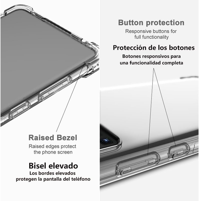 USTIYA Case for Samsung Galaxy A53 5G Clear TPU Four Corners Protective Cover Transparent Soft image number 6