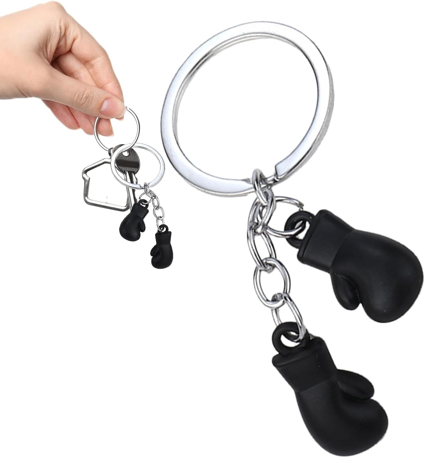 Shurzzesj Punching Glove Keychain, Metal Keychain for Backpacks | Multipurpose Metal Keychain, Fashion Decorative Keychain, Creative Cellphone Favors, Bag