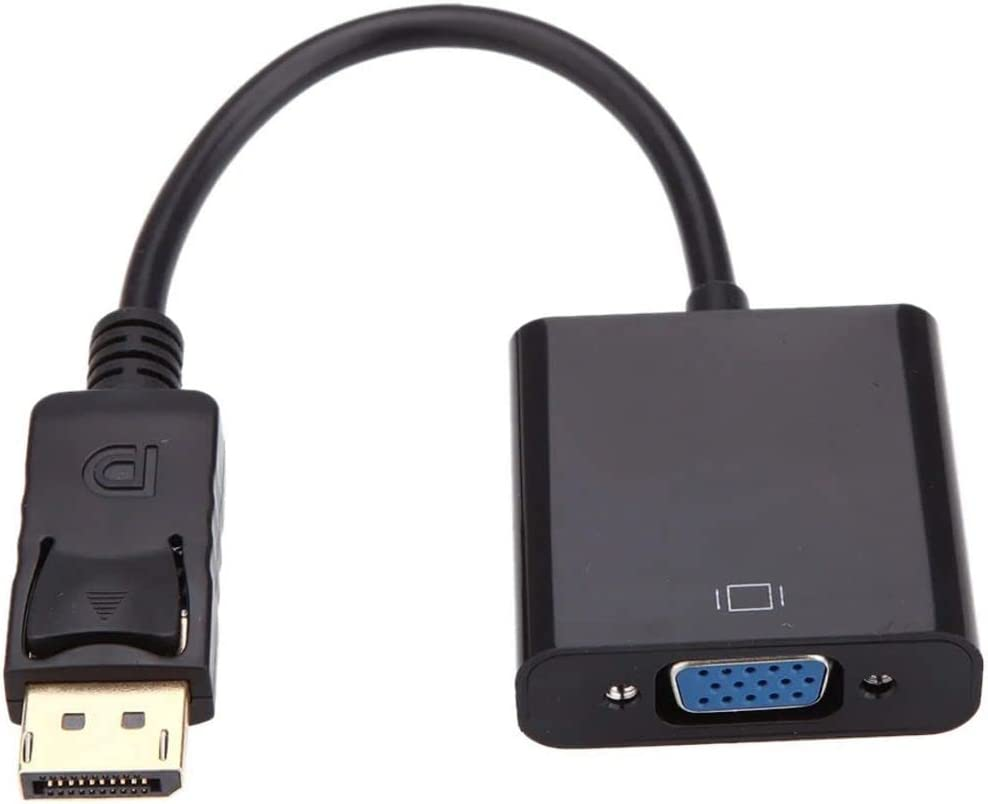 CY DP to VGA Adapter,Dp Displayport Male to VGA Female Display Monitor Converter Cable Adapter image number 2