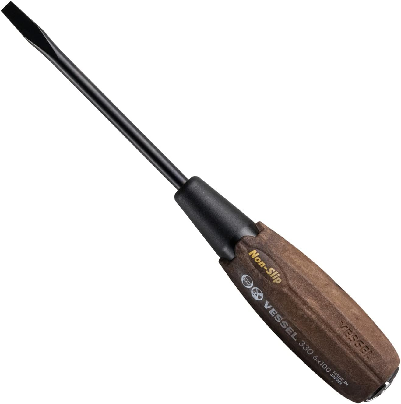 Vessel Woody Penetrating Screwdriver Non-Slip Grip Set of 6 (Boxed) 336PS image number 1