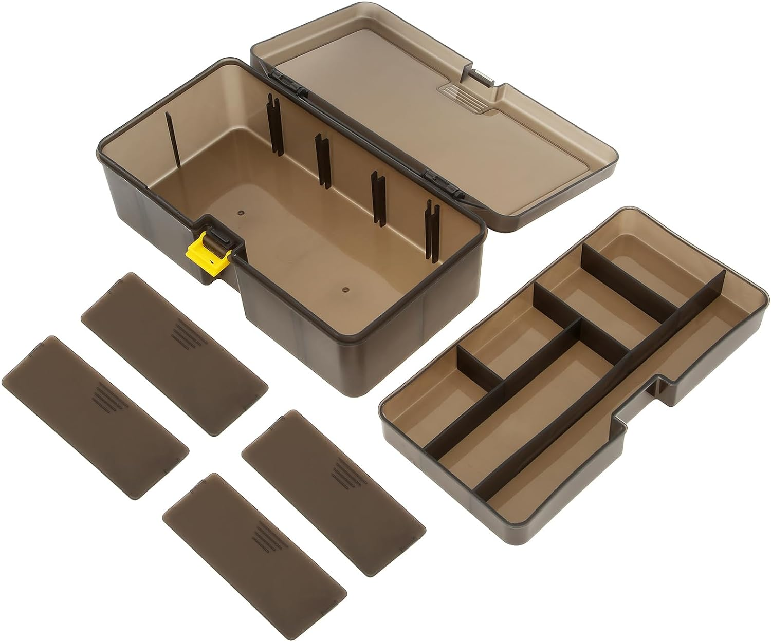 Origlam Tackle Box Organizer Fishing Tackle Tray, Tackle Boxes Tackle Utility Boxes, Fishing Tackle Storage Fishing Lure Boxes, Box Storage Containers image number 4