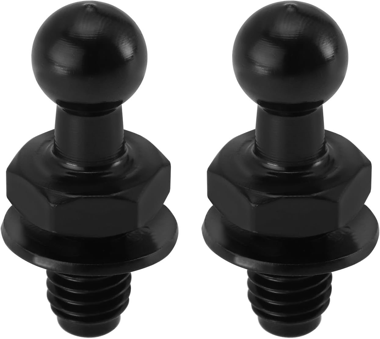 2Pcs Bonnet Gas Struts Screw Car Bonnet Hood Tailgate Trunk Lid Gas Strut Rod Screw Ball Stud Pin Compatible with VW Golf 3 4 5 6 7 OEM WHT006580 image number 2