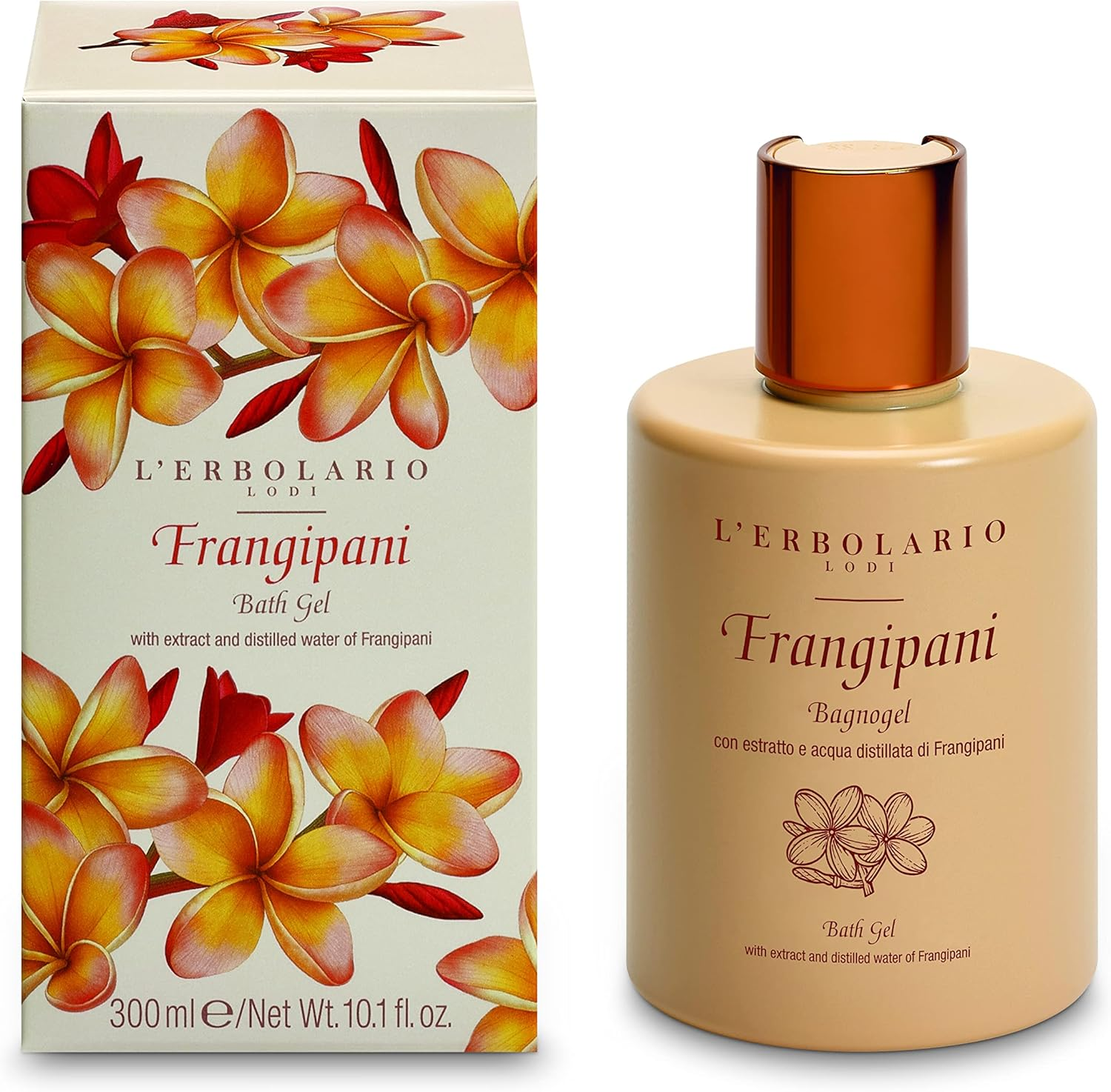 Bath Gel - Frangipani by Lerbolario for Women - 10.1 Oz Shower Gel image number 1