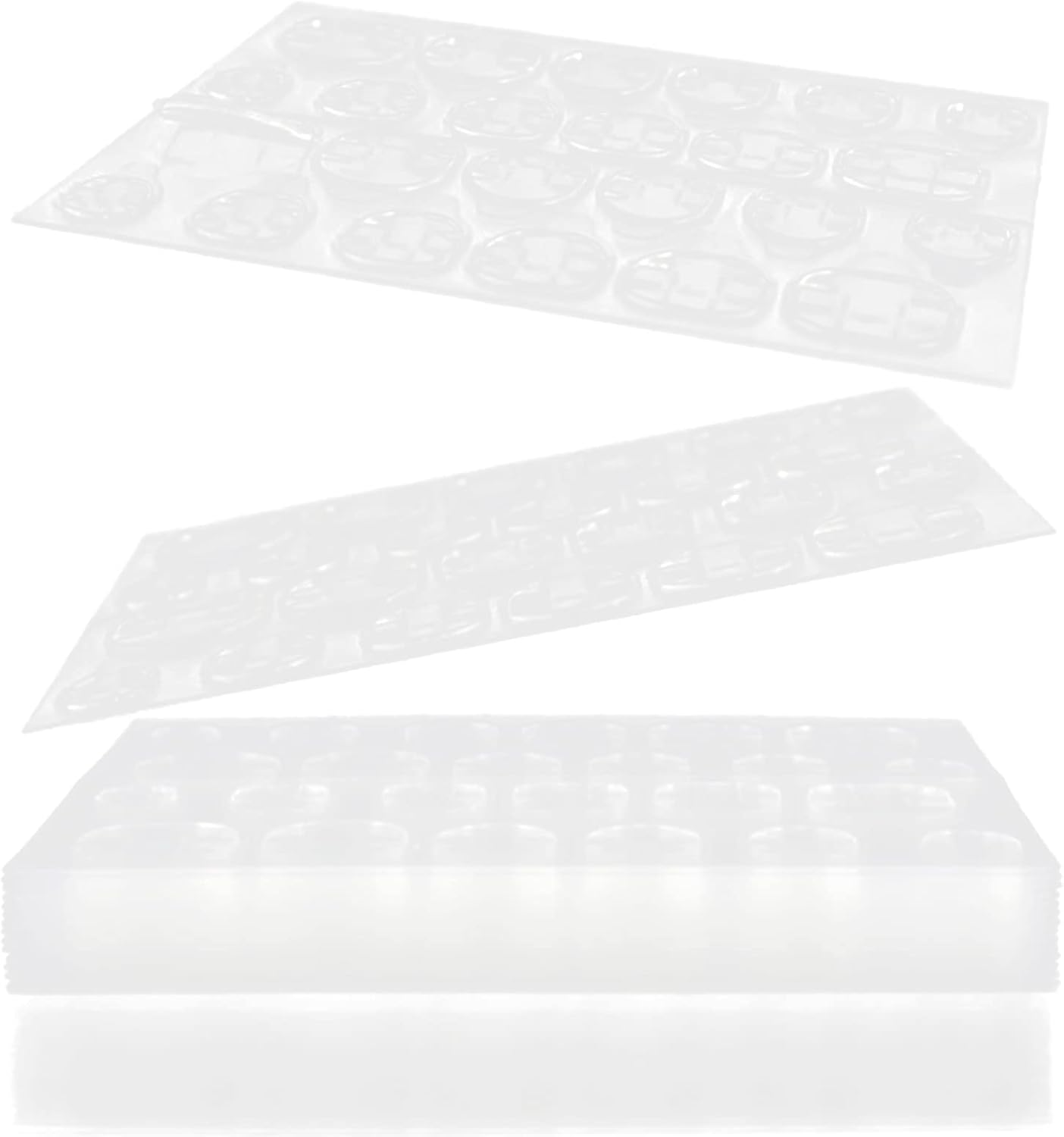 OEBUAFI 50 Sheets Long Lasting Nail Adhesive Eyelashes for Waterproof False Nails, Eco-Friendly Manicure Tape for Women and Kids image number 2